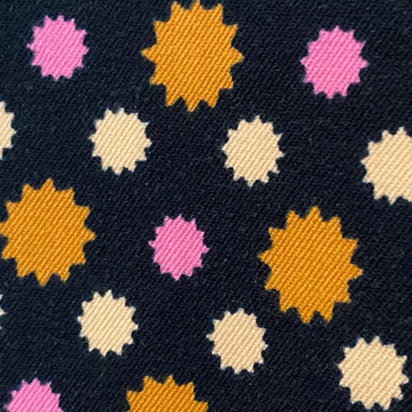 Anthropologies Kick Flare Trouser Pants Starburst Pattern Size 10 - Picture 8 of 14